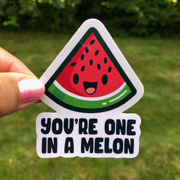 One in a Melon Sticker
