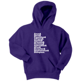 Greek Gods Helvetica Kids Hoodie