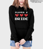 Player 2 Bride Two Sided Hoodie