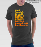 Pumpkin Helvetica T-Shirt