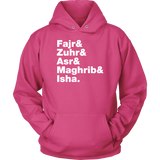 Muslim Prayers Helvetica Hoodie