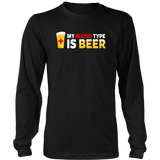 My Blood Type is Beer Hoodie