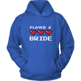 Player 2 Bride Two Sided Hoodie