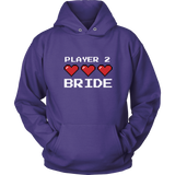 Player 2 Bride Two Sided Hoodie