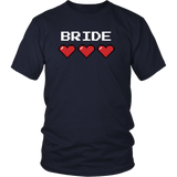 Bride Game Over 2 Sided T-Shirt