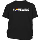 Love Wins T-Shirt (white text)