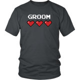 Groom Game Over 2 Sided T-Shirt