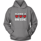Player 2 Bride Two Sided Hoodie