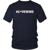 Love Wins T-Shirt (white text)
