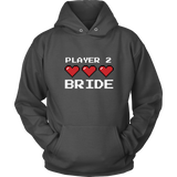 Player 2 Bride Two Sided Hoodie