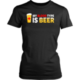 My Blood Type is Beer