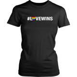 Love Wins T-Shirt (white text)