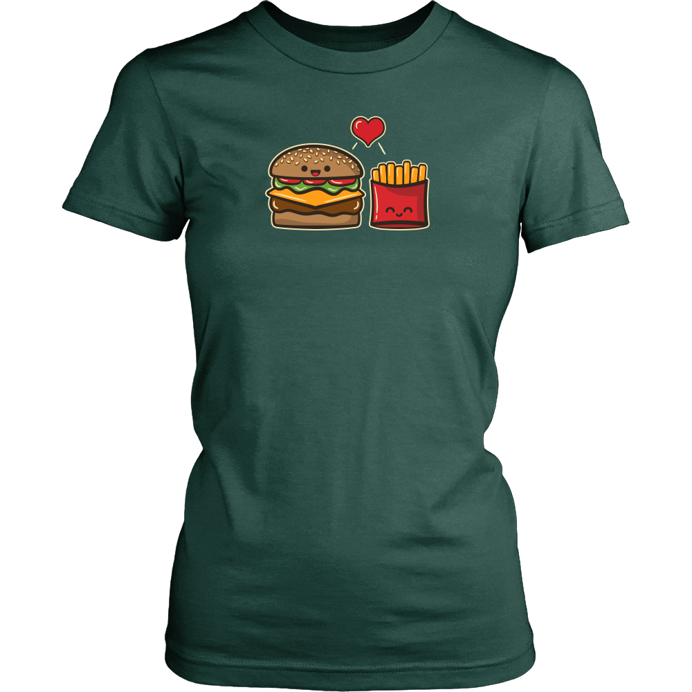 Burger and Fries T-Shirt – FishbiscuitDesigns