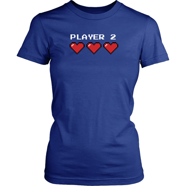 Player 2 Couples T-Shirt – FishbiscuitDesigns