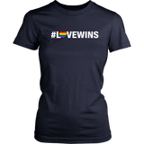 Love Wins T-Shirt (white text)