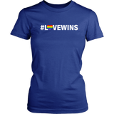 Love Wins T-Shirt (white text)