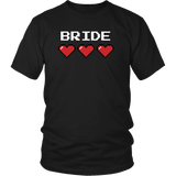 Bride Game Over 2 Sided T-Shirt