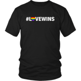 Love Wins T-Shirt (white text)
