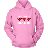 Player 2 Bride Two Sided Hoodie