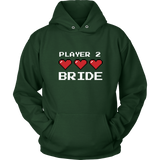 Player 2 Bride Two Sided Hoodie