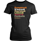 Fall Helvetica T-Shirt