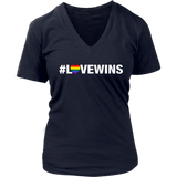 Love Wins T-Shirt (white text)