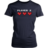 Player 2 Bride Two Sided T-Shirt