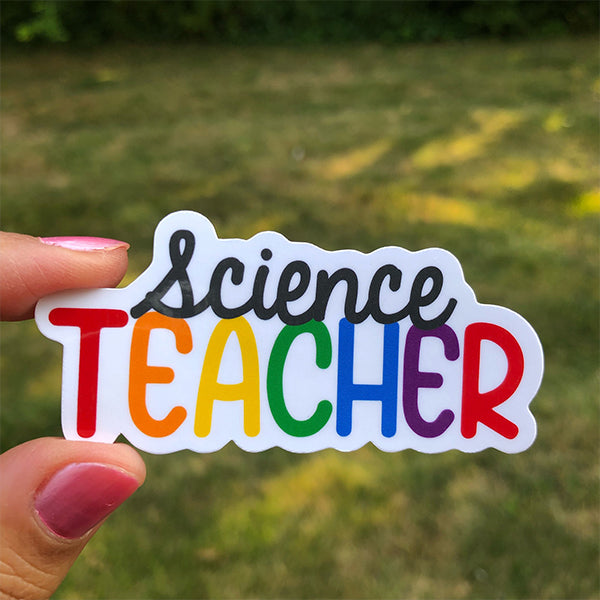 Science Teacher Sticker – FishbiscuitDesigns