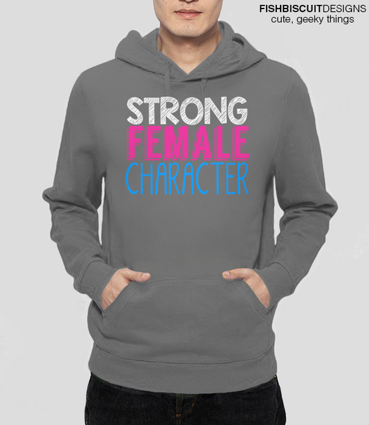 Strong Female Character T-Shirt – FishbiscuitDesigns