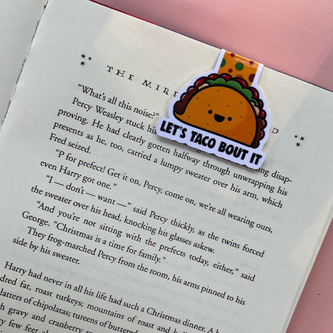 Let's Taco Bout It Magnetic Bookmark
