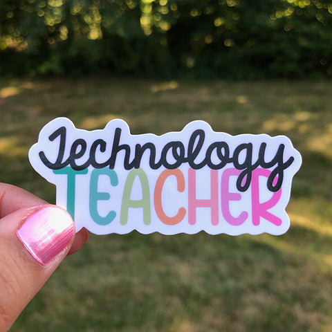 Technology Teacher Sticker