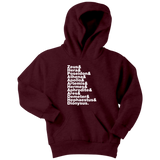 Greek Gods Helvetica Kids Hoodie